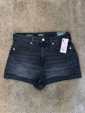 Wild Fable Black Denim Highest Rise Shorts Size 6